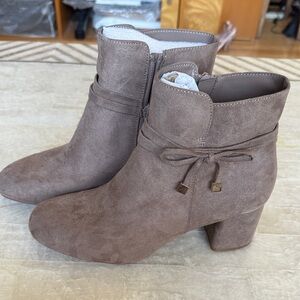 Kelly & Katie Taupe Ankle Boots